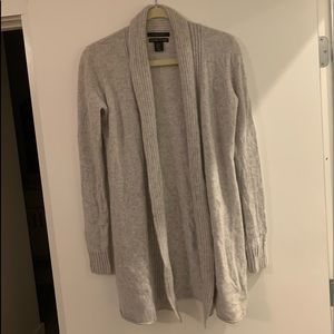 Tahari pure luxe long cashmere cardigan